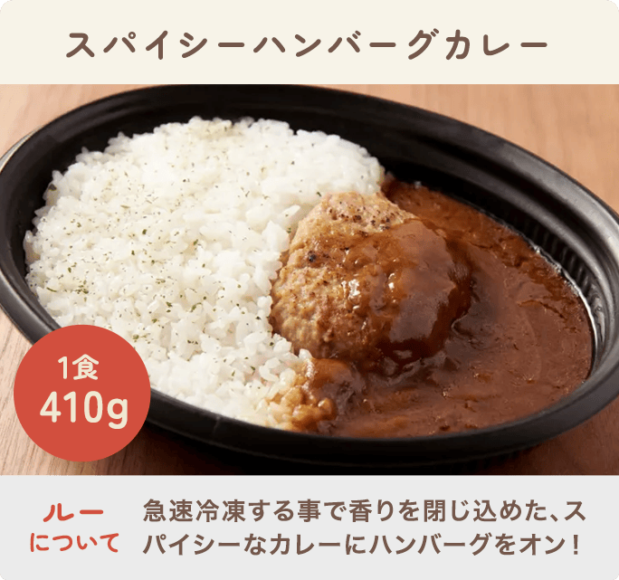 スパイシーハンバーグカレー